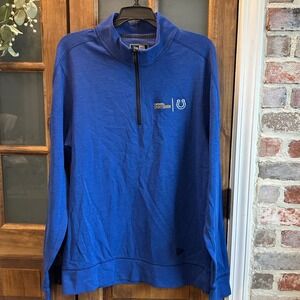 New‎ Era Indianapolis Colts Caesars Sportsbook Quarter Zip Mens Med Pullover